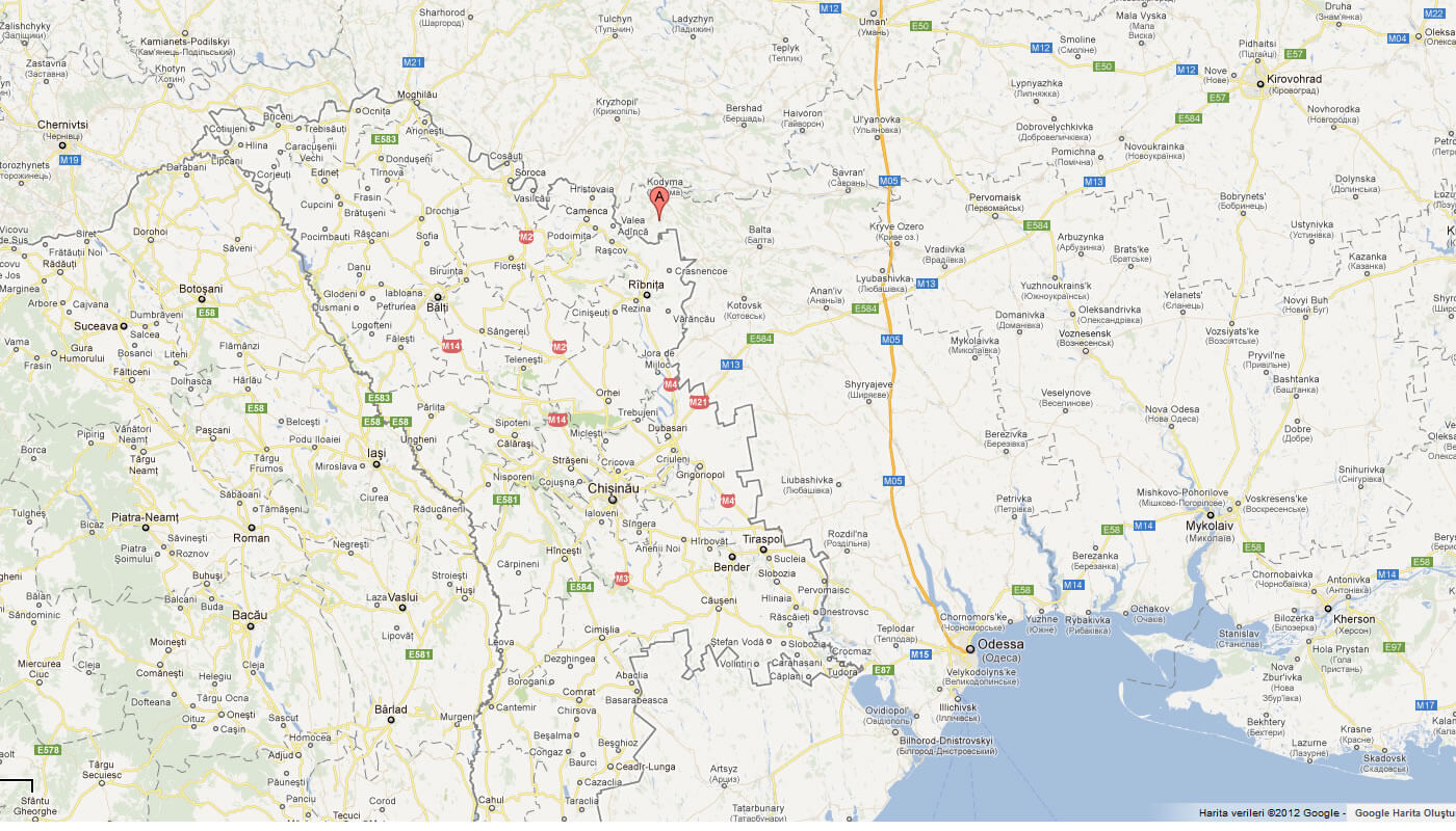 map of transnistria